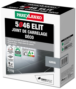 Joint carrelage déco 5046 ELIT - 2,5kg gris - 1 à 6mm - FIN DE SERIE